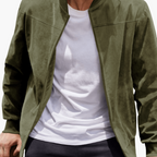 Herren Bomberjacke mit Reißverschluss und Seitentaschen 4