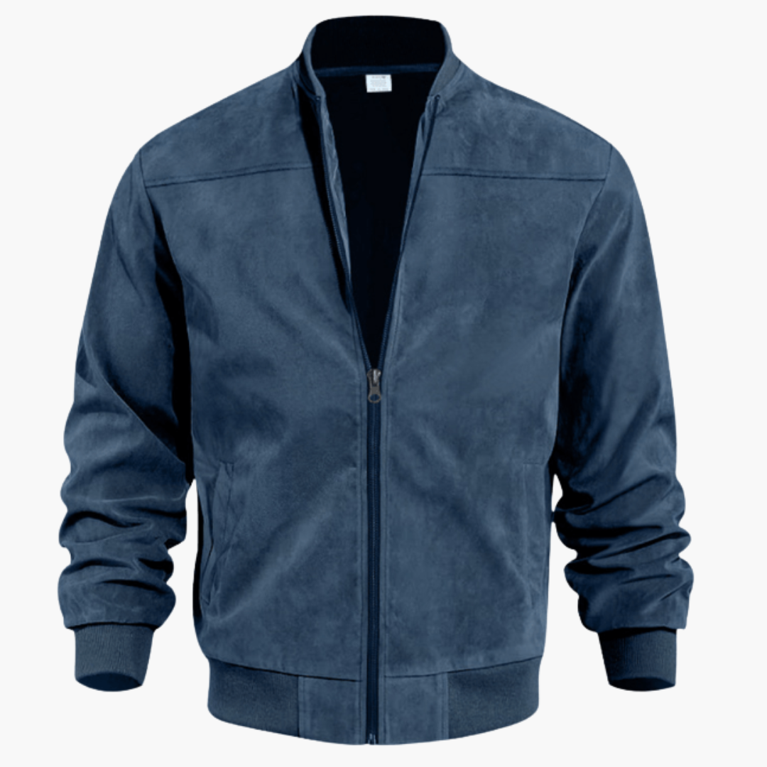 Herren Bomberjacke mit Reißverschluss und Seitentaschen 6