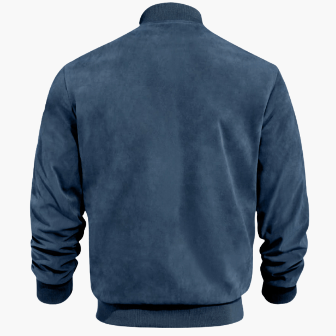 Herren Bomberjacke mit Reißverschluss und Seitentaschen 7