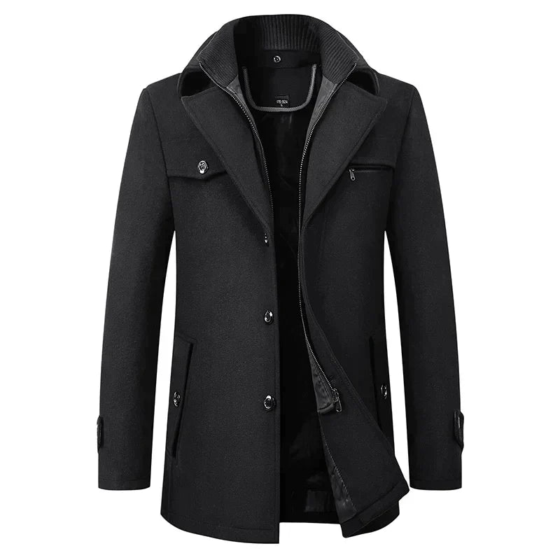 Herren Business Winterjacke Wasserdicht 0