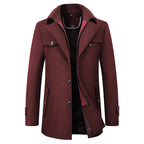 Herren Business Winterjacke Wasserdicht 2