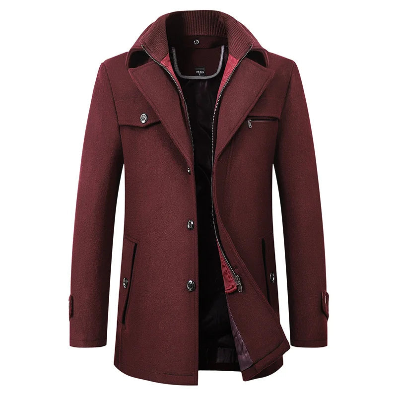 Herren Business Winterjacke Wasserdicht 2