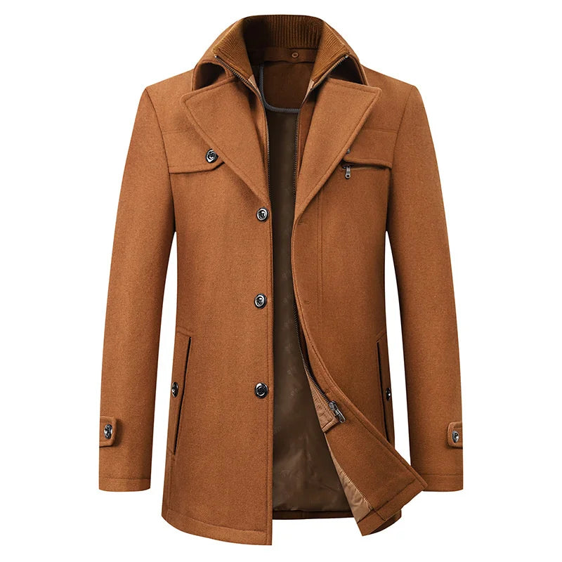 Herren Business Winterjacke Wasserdicht 3