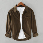 Herren Cord Overshirt im Retro-Stil 7