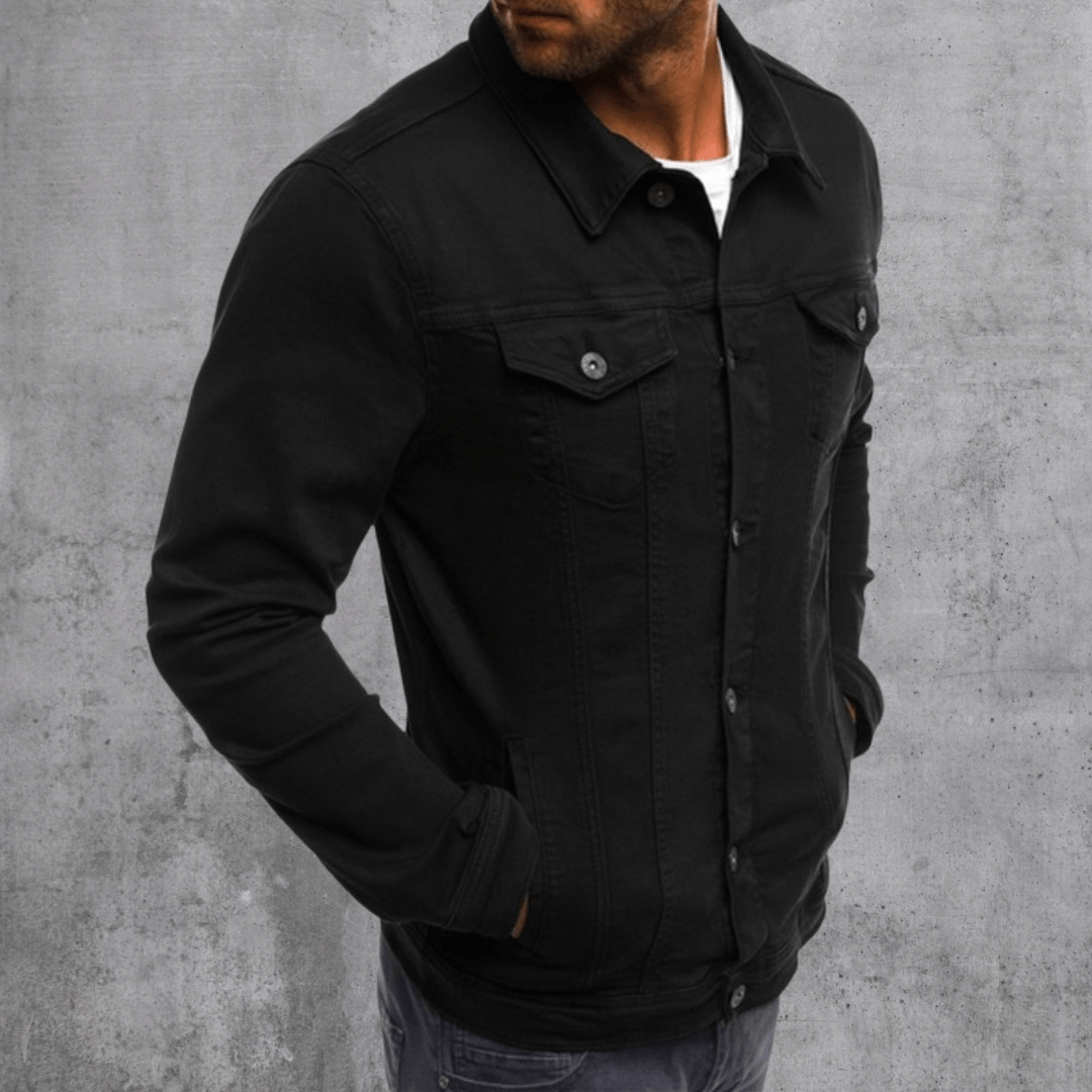 Herren Denim-Jacke im modernen Stil 4