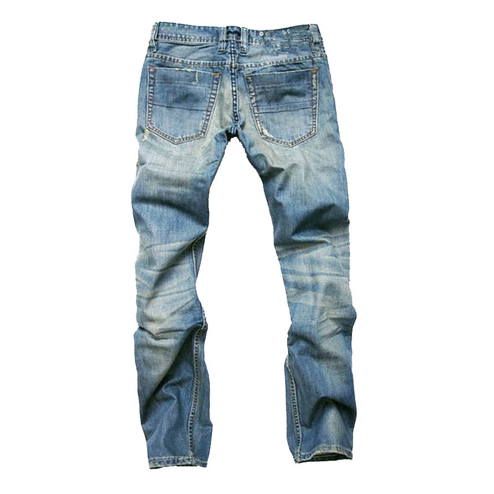 Herren Denim Jeans im Gescheuerten Stil 2