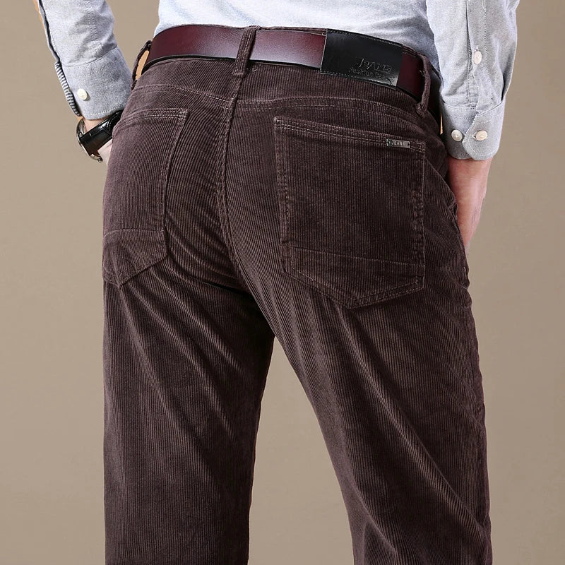 Herren Elastische Cord-Hose 1