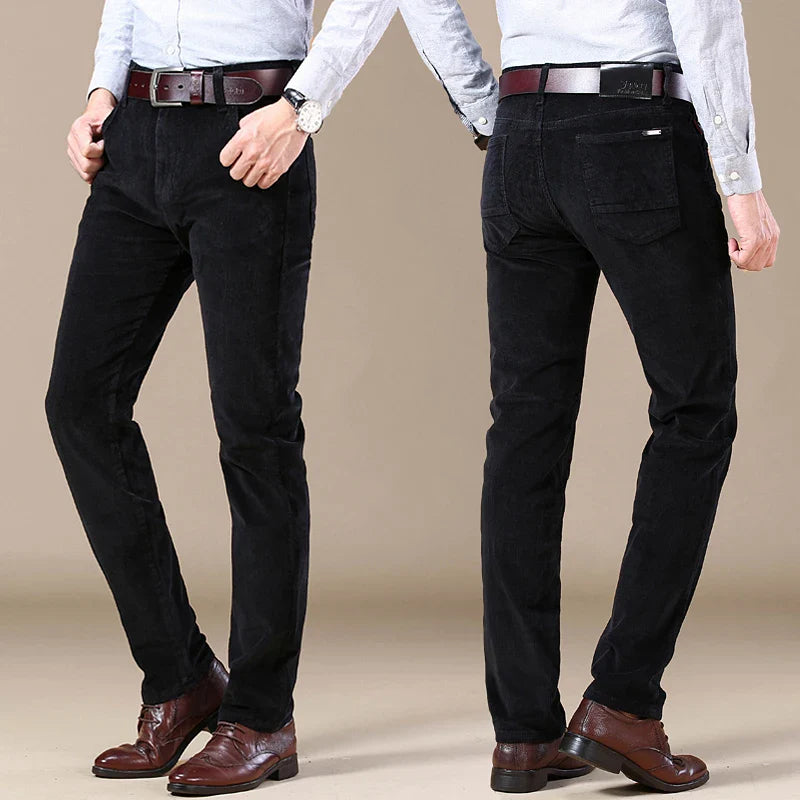 Herren Elastische Cord-Hose 2