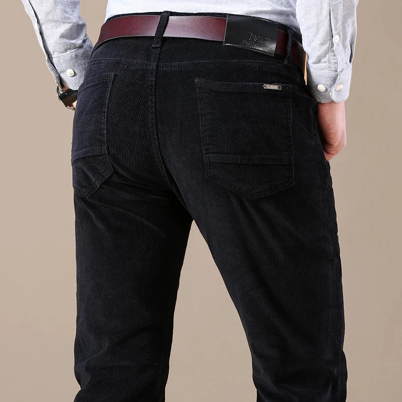 Herren Elastische Cord-Hose 3
