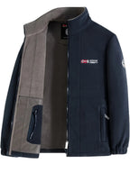 Herren Fleecejacke mit Hohem Kragen für Kalte Tage 0