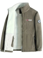 Herren Fleecejacke mit Hohem Kragen für Kalte Tage 11