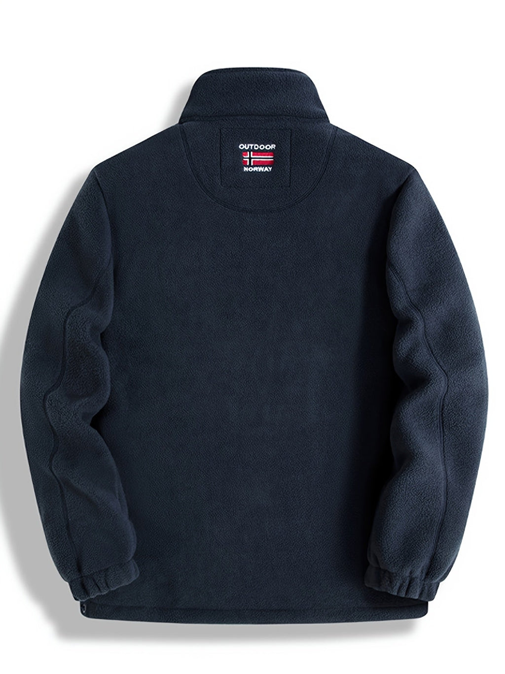 Herren Fleecejacke mit Hohem Kragen für Kalte Tage 3