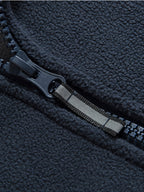 Herren Fleecejacke mit Hohem Kragen für Kalte Tage 4