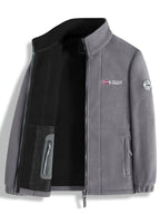 Herren Fleecejacke mit Hohem Kragen für Kalte Tage 9