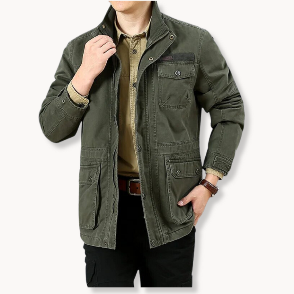 Herren Frachtjacke mit Modernem Design und Mehrfach-Taschen 3