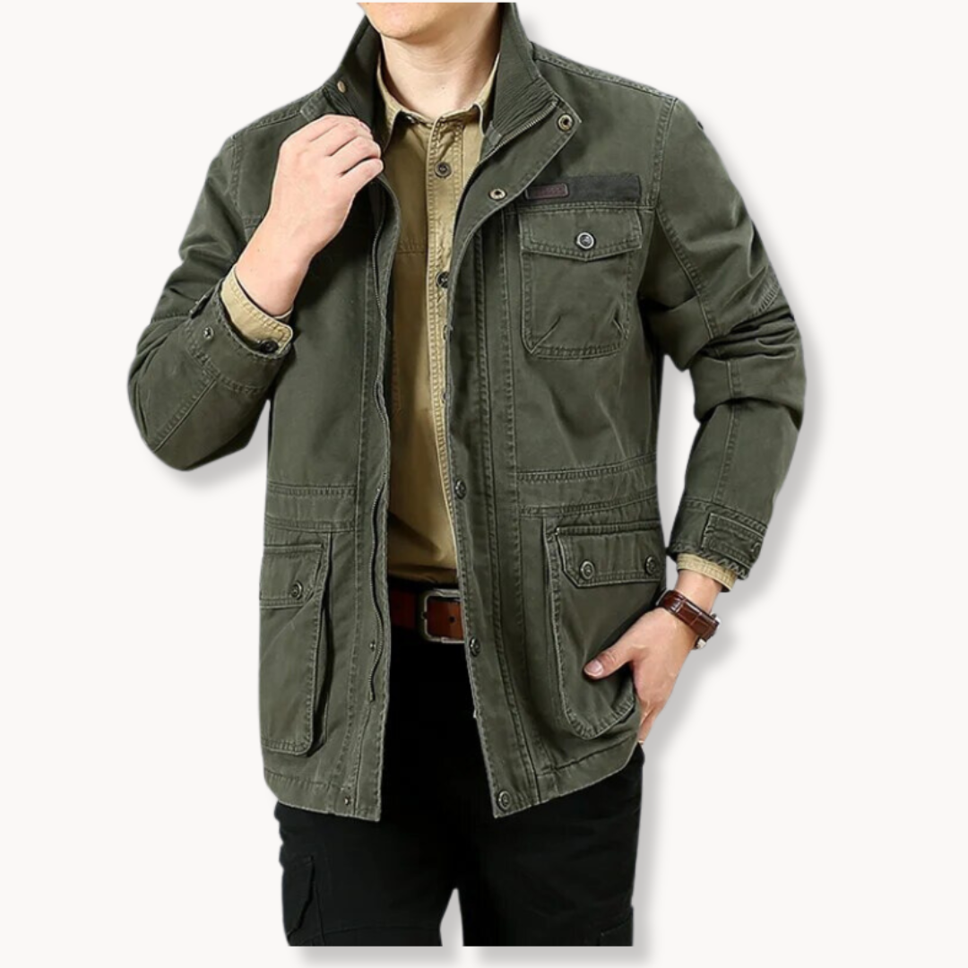Herren Frachtjacke mit Modernem Design und Mehrfach-Taschen 3