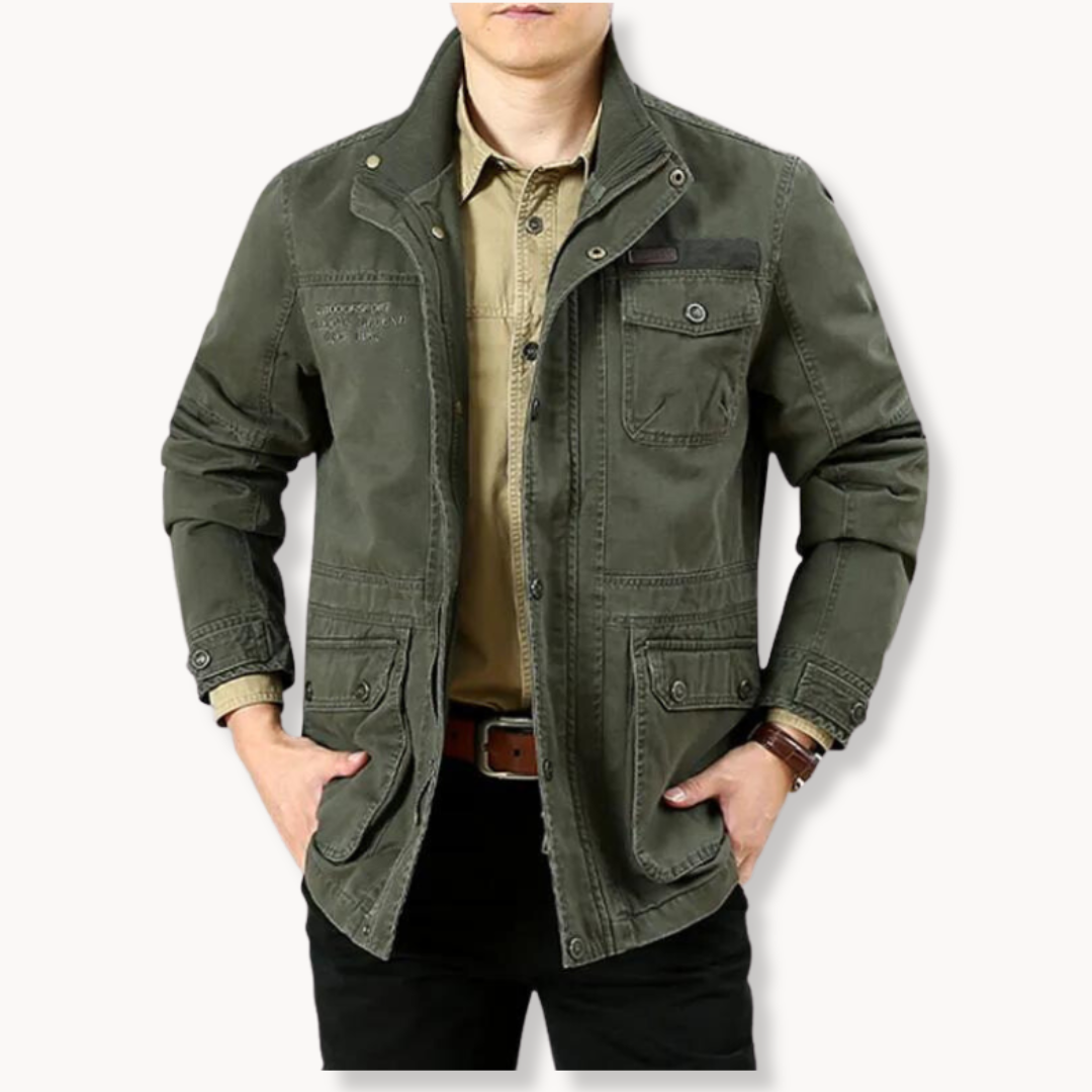Herren Frachtjacke mit Modernem Design und Mehrfach-Taschen 5