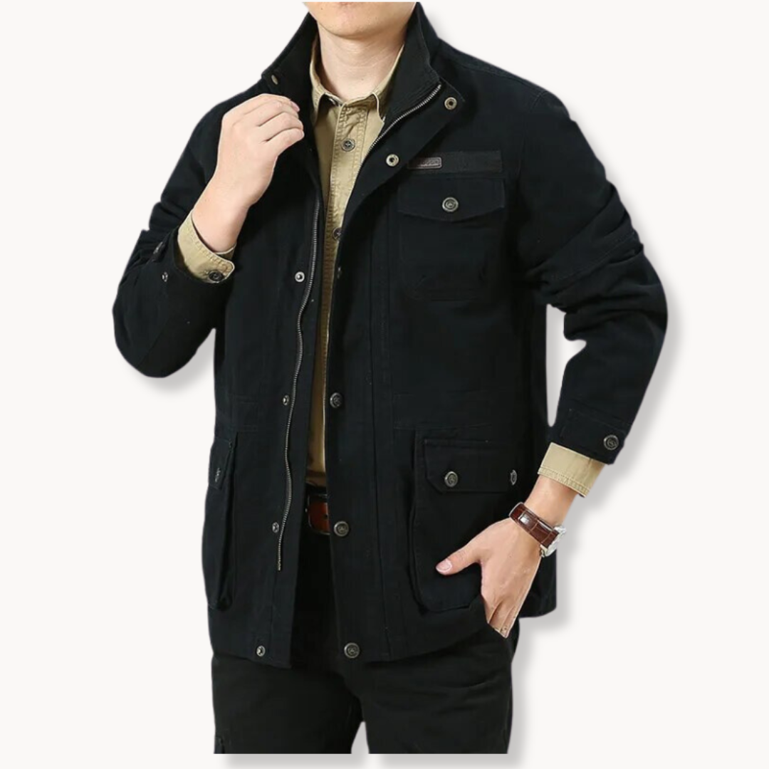 Herren Frachtjacke mit Modernem Design und Mehrfach-Taschen 6