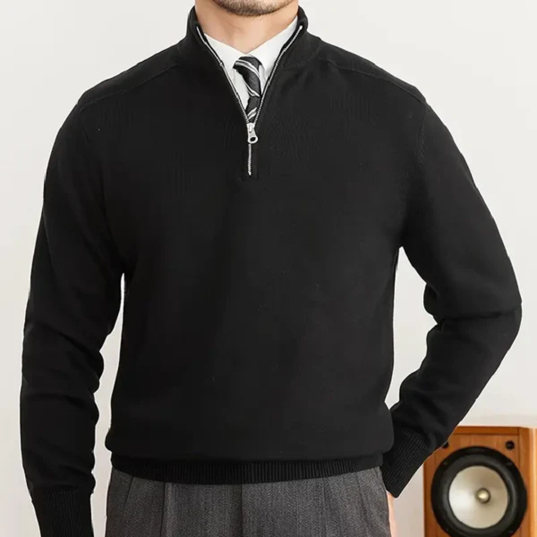 Herren Halbzip Pullover für eleganten Komfort und Stil 2
