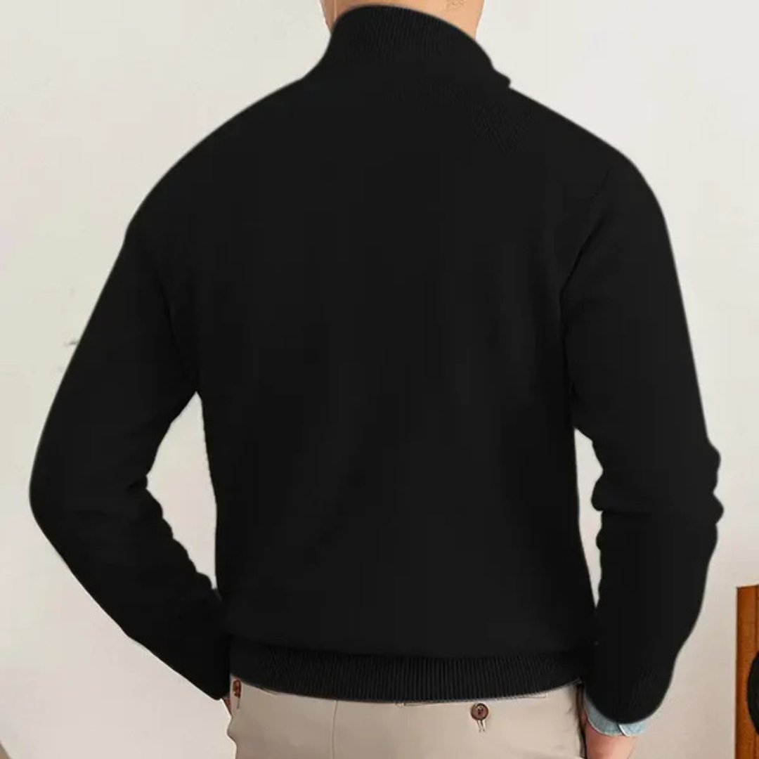 Herren Halbzip Pullover für eleganten Komfort und Stil 3
