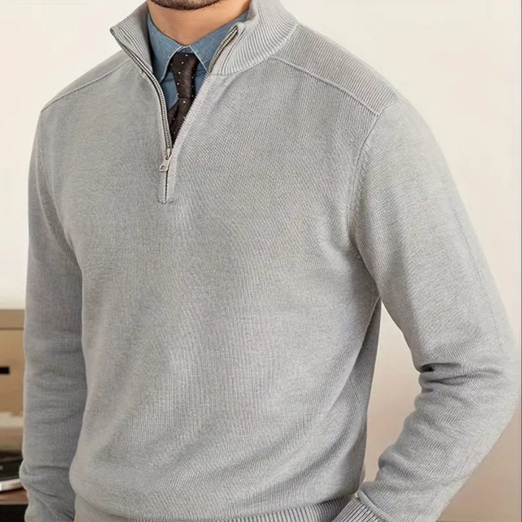 Herren Halbzip Pullover für eleganten Komfort und Stil 4