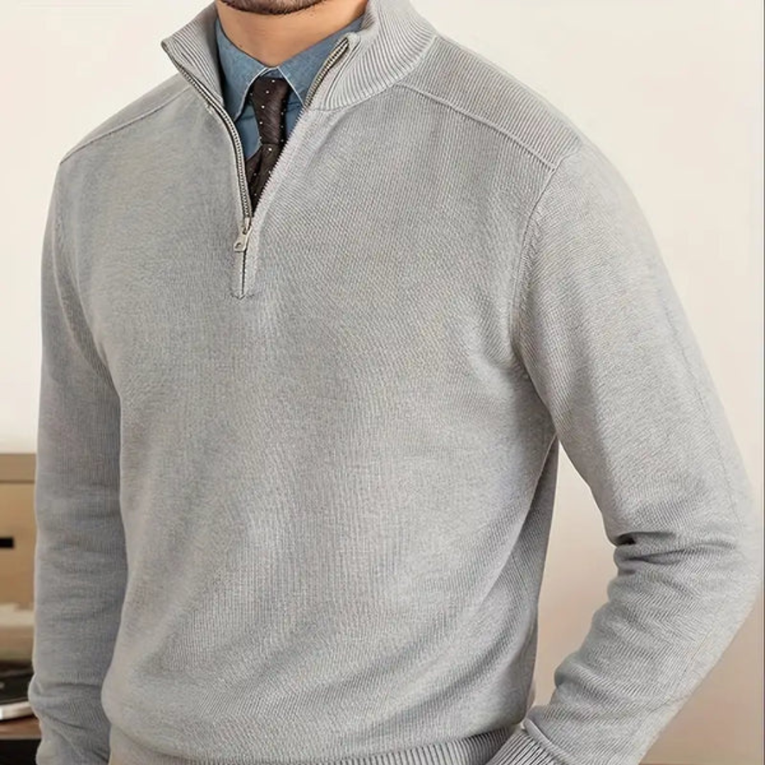 Herren Halbzip Pullover für eleganten Komfort und Stil 4