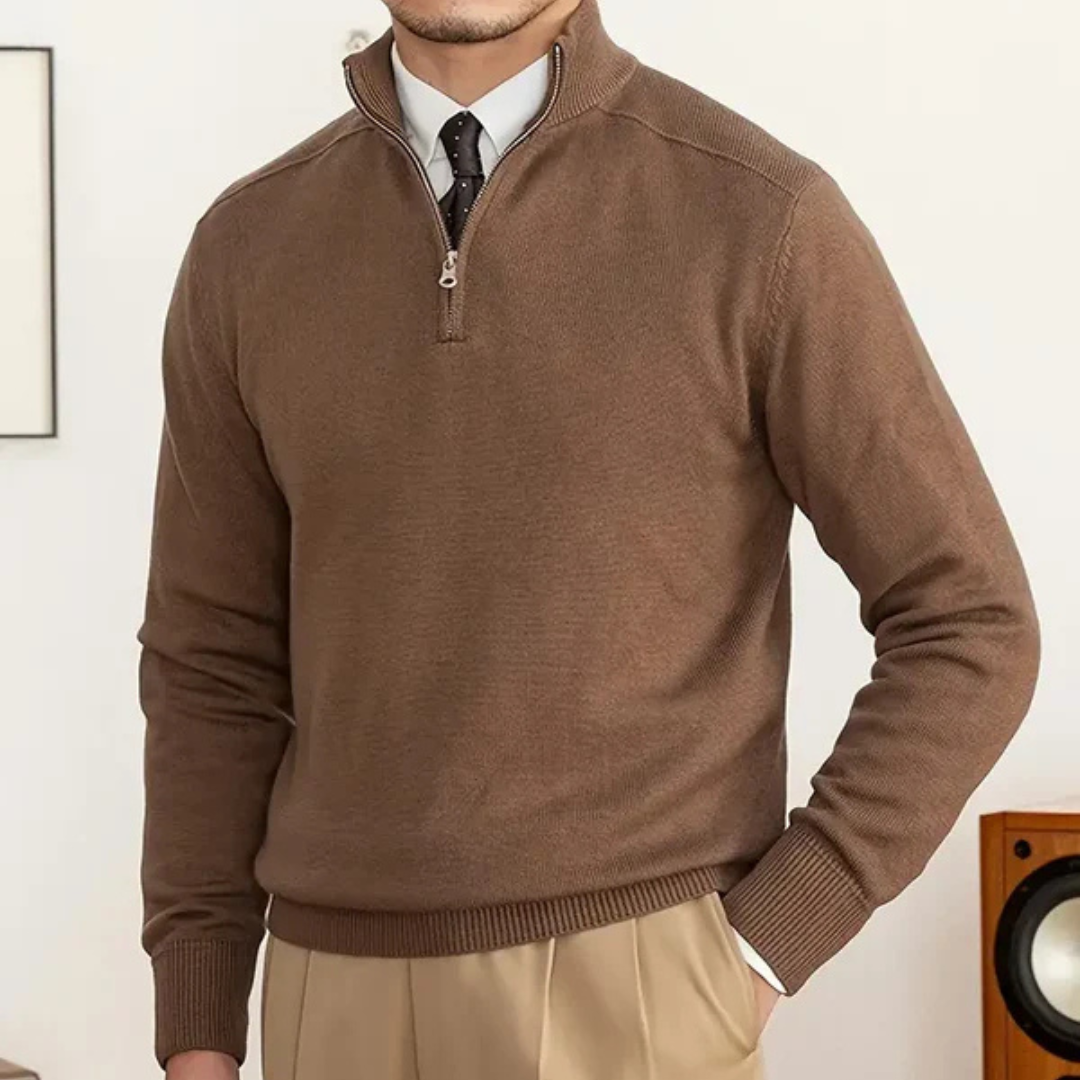 Herren Halbzip Pullover für eleganten Komfort und Stil 5