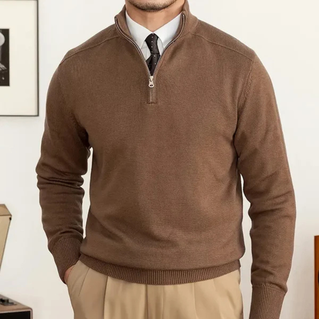Herren Halbzip Pullover für eleganten Komfort und Stil 6