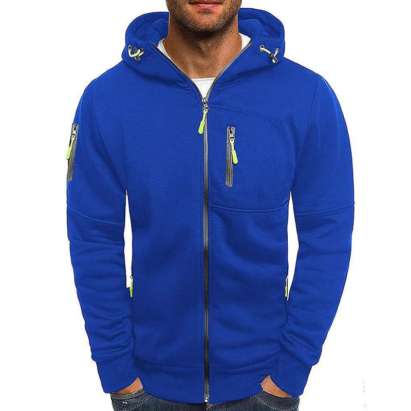 Herren Hoodie Zip-Up Sweatshirt mit Kapuze für Komfort 10