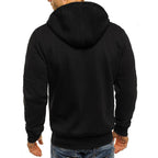 Herren Hoodie Zip-Up Sweatshirt mit Kapuze für Komfort 2