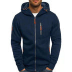 Herren Hoodie Zip-Up Sweatshirt mit Kapuze für Komfort 4