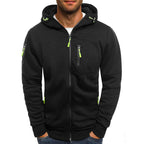 Herren Hoodie Zip-Up Sweatshirt mit Kapuze für Komfort 6