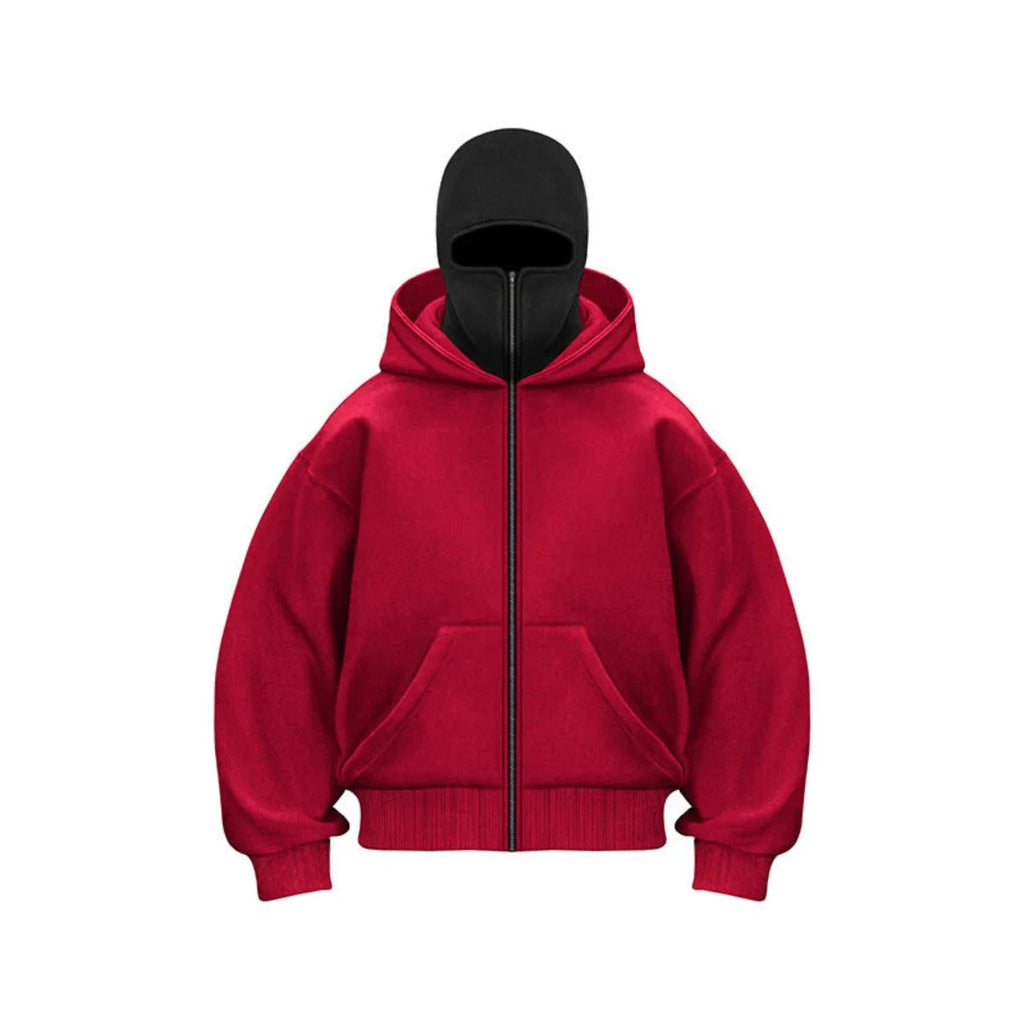 Herren Hoodie mit Balaclava und Kapuze 3