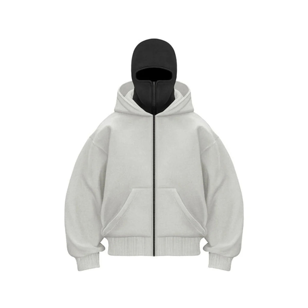 Herren Hoodie mit Balaclava und Kapuze 4