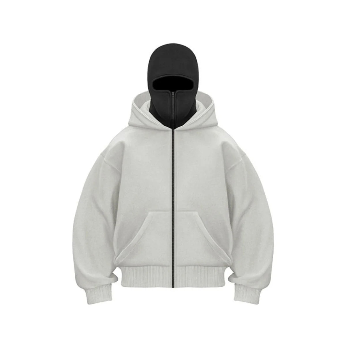 Herren Hoodie mit Balaclava und Kapuze 4