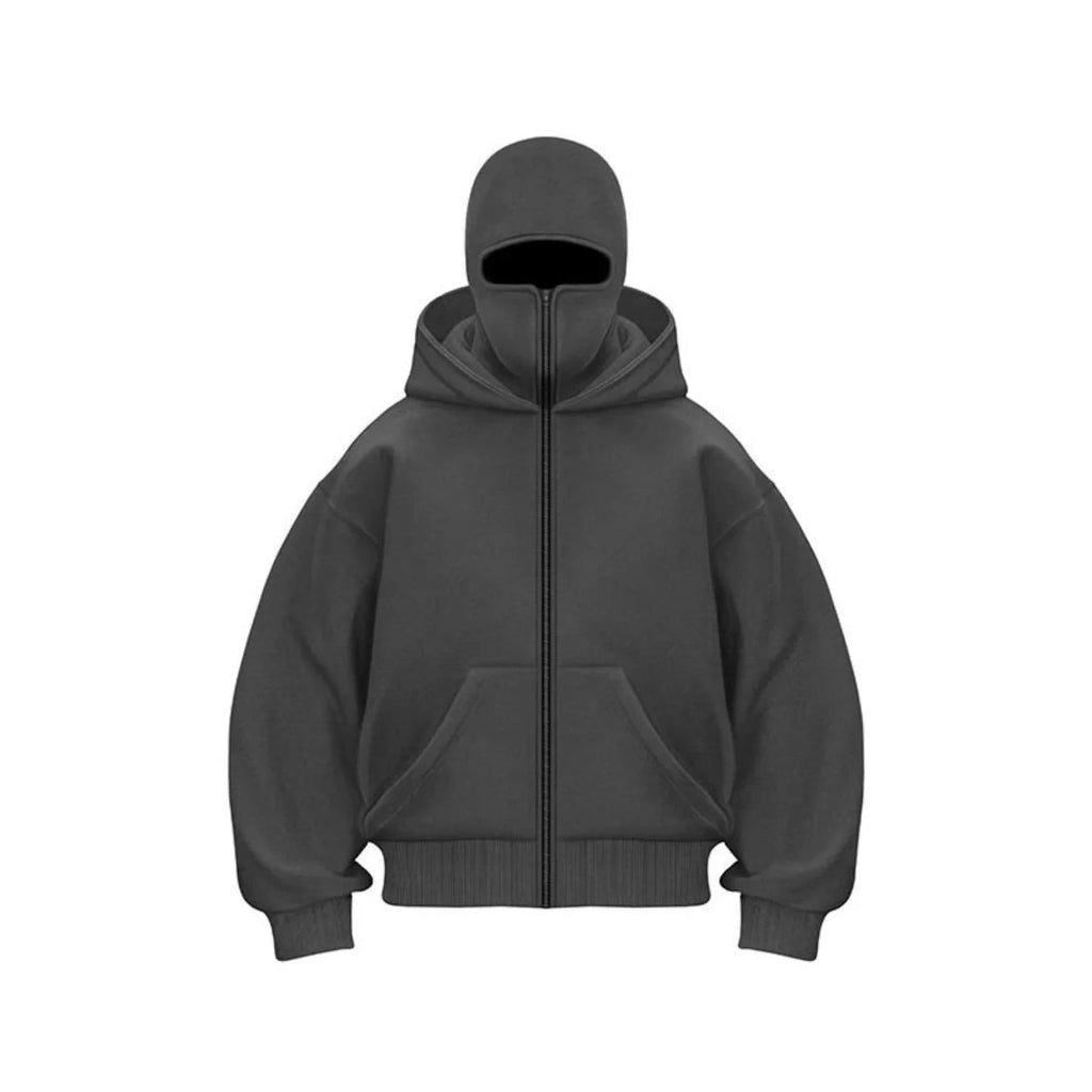 Herren Hoodie mit Balaclava und Kapuze 6