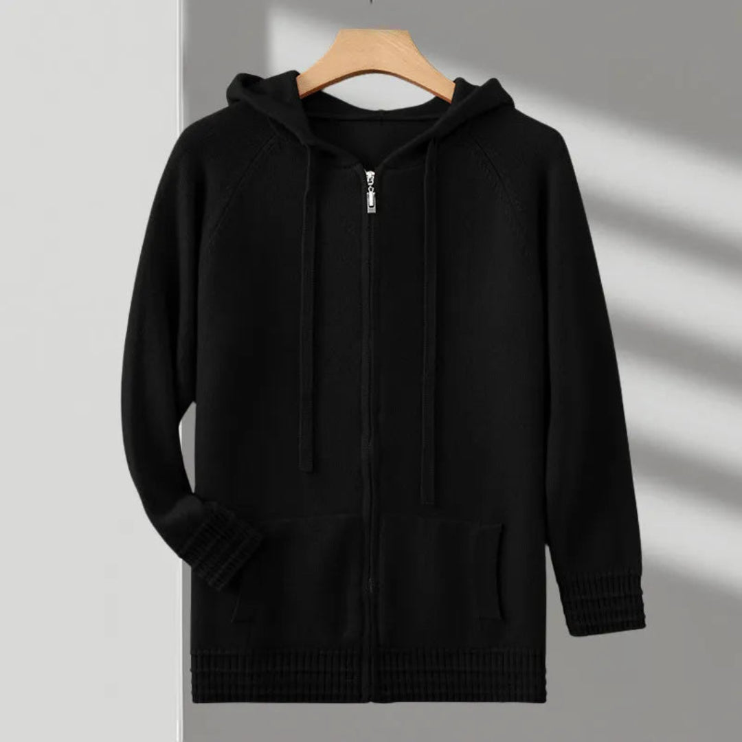 Herren Hoodie mit Kapuze und Reißverschluss 2