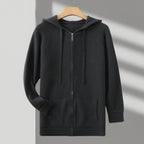 Herren Hoodie mit Kapuze und Reißverschluss 3