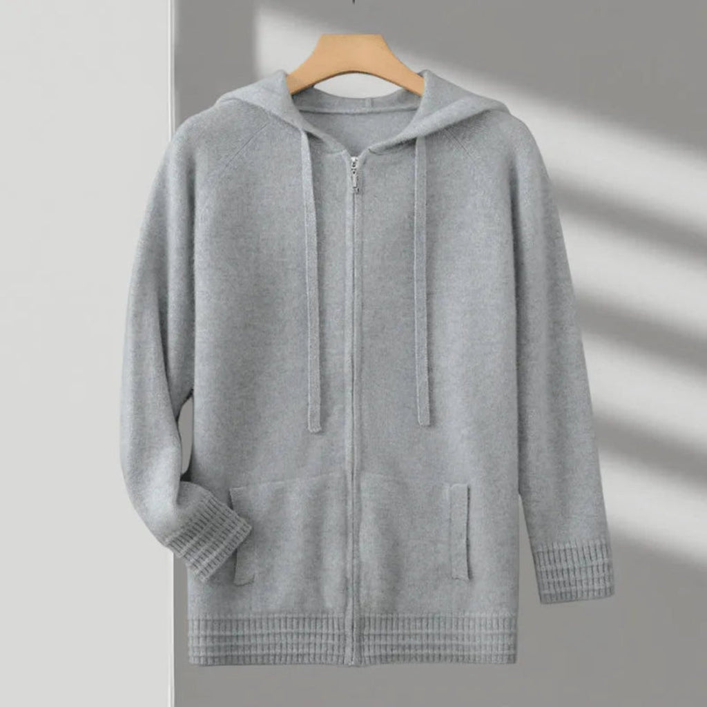 Herren Hoodie mit Kapuze und Reißverschluss 4