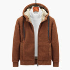 Herren Hoodie mit Reißverschluss und gefütterter Kapuze 1