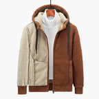 Herren Hoodie mit Reißverschluss und gefütterter Kapuze 2