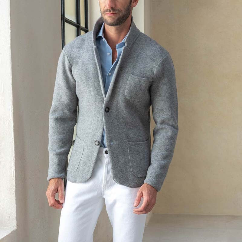 Herren Jacke Smart Casual mit Maßgeschneiderter Passform 0