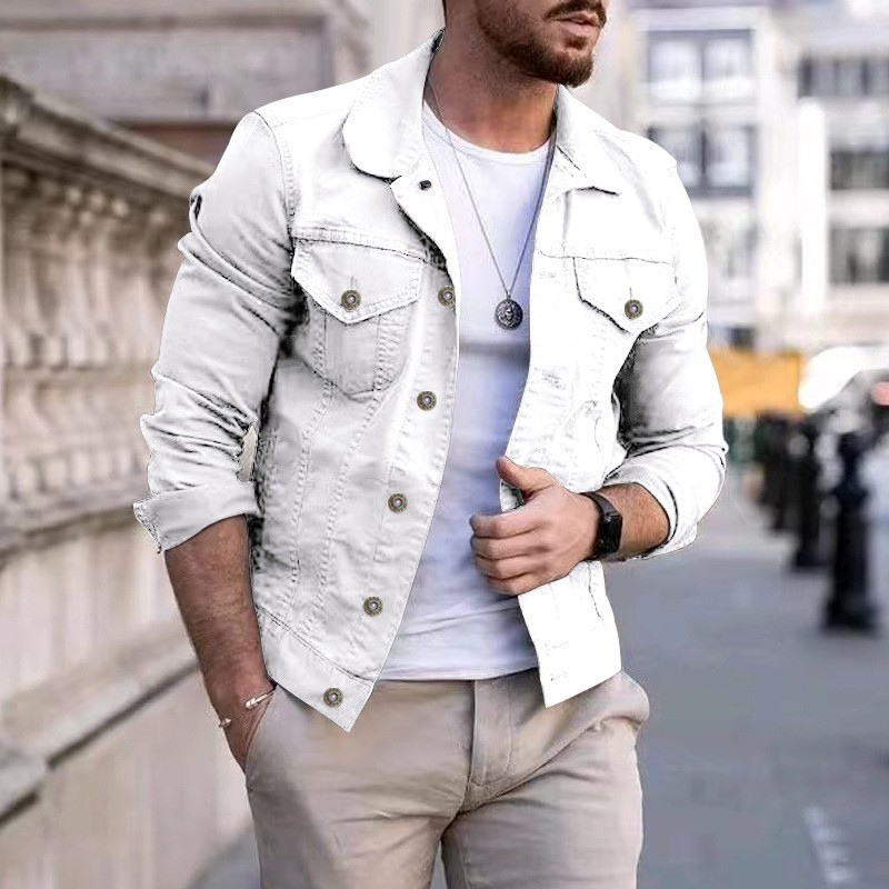 Herren Jeansjacke im klassischen Stil 2