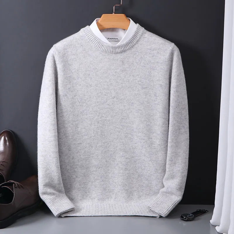 Herren Kaschmirpullover mit elegantem Design 1