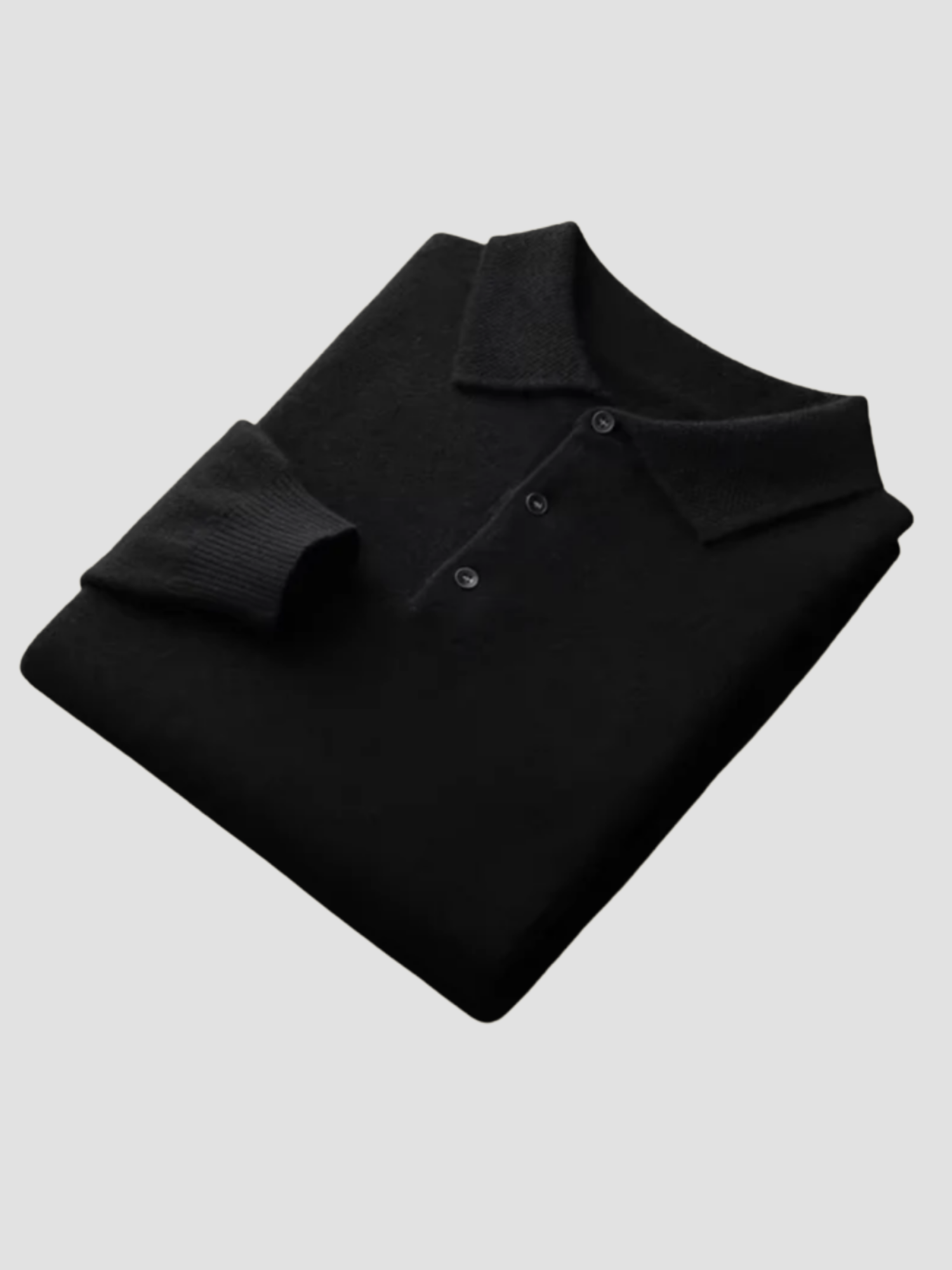 Herren Langarm-Polo Shirt mit modernem Design 2
