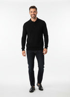 Herren Langarm-Polo Shirt mit modernem Design 3