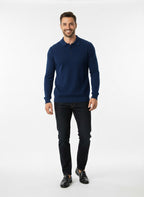 Herren Langarm-Polo Shirt mit modernem Design 5