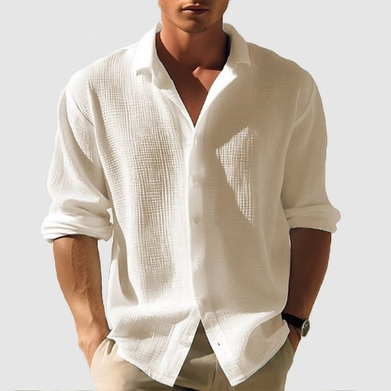 Herren Langarmshirt mit modernem Design 2