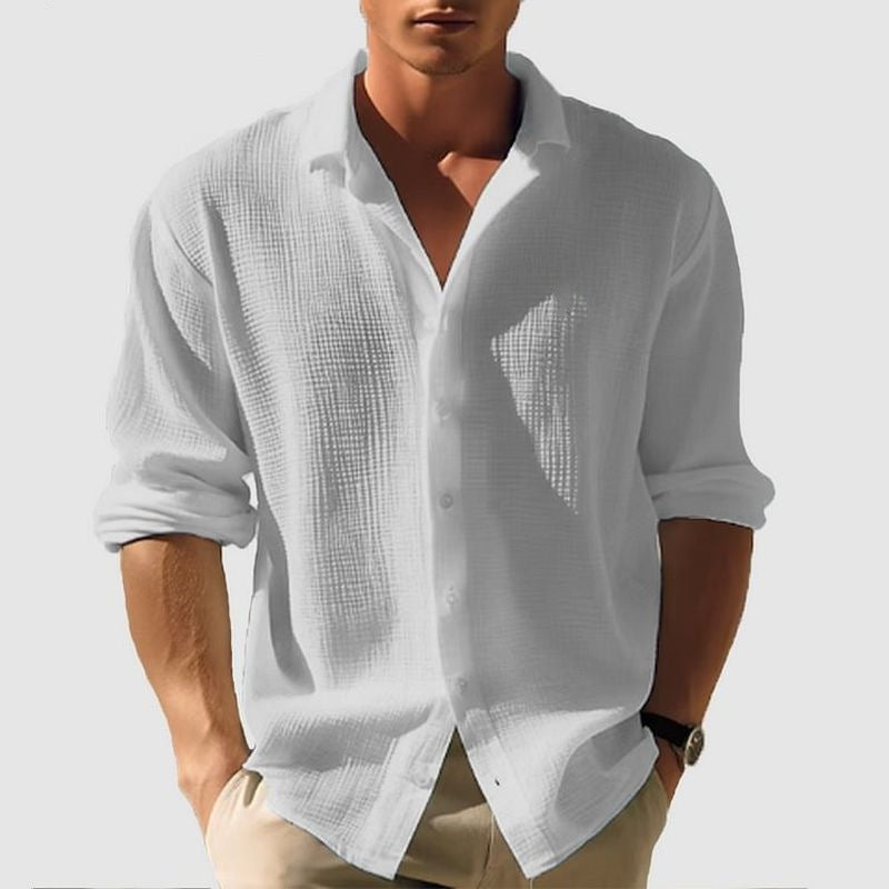 Herren Langarmshirt mit modernem Design 4