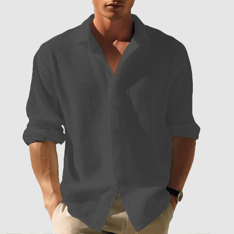 Herren Langarmshirt mit modernem Design 6